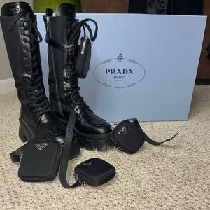 Prada sought after combat boots!